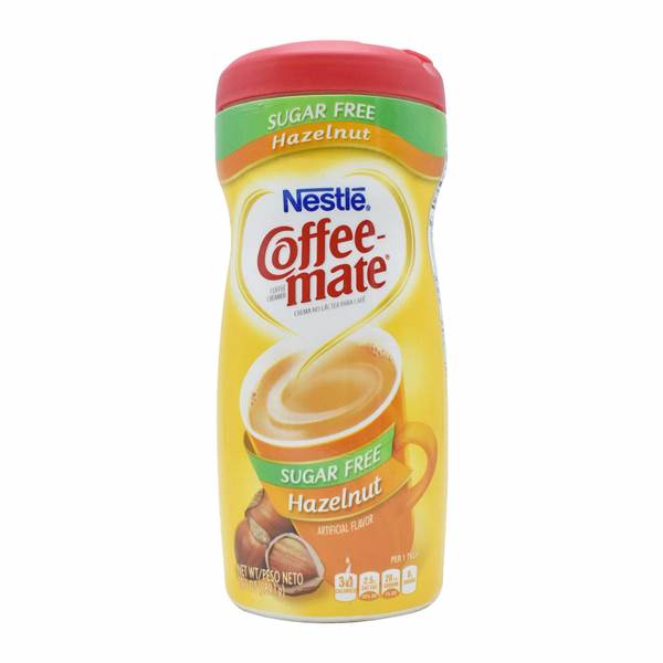 Nestle Coffee Mate Hazelnut  Sugar Free Imported